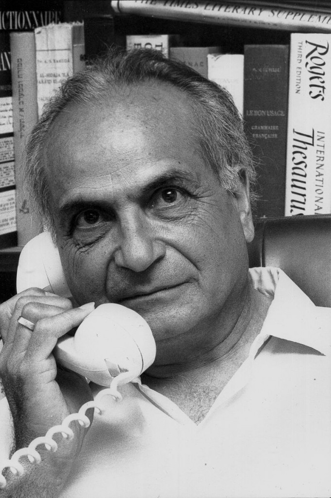 André Chouraqui, écrivain et ancien vice-maire de Jérusalem. 1979 © Claude Truong-Ngoc / Wikimedia Commons