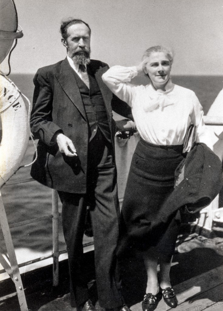 André Honnorat et sa femme